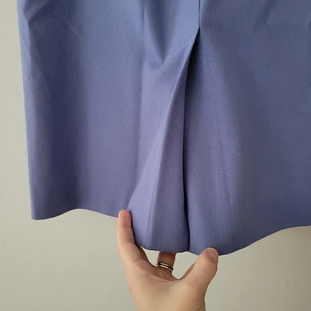 Vintage Pendleton Woollen Mills Pencil Skirt Periwinkle Blue/Purple 6 Wool